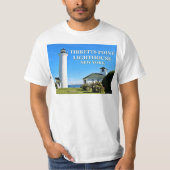 Phare de point de Tibbetts, T-shirt de New York (Devant)