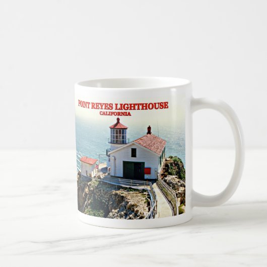 Phare de Point Reyes, Californie Mug (Droite)