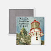Phare de Pointe à la Renommée, Québec Magnet (Recto/Verso)