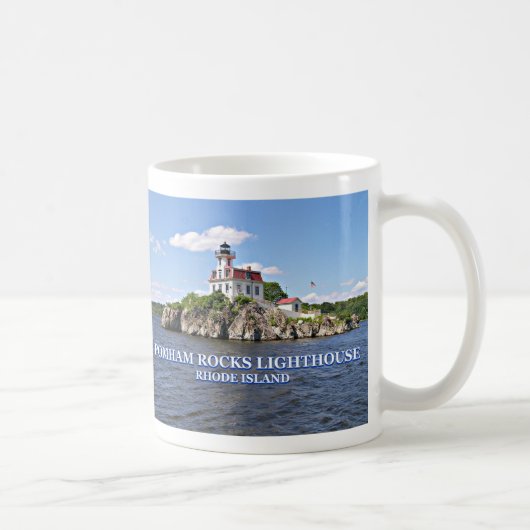Phare de Pomham Rocks, Rhode Island Mug (Droite)