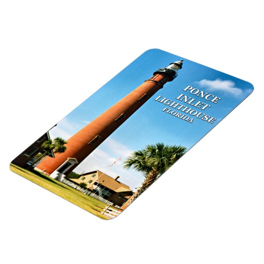 Phare de Ponce Inlet, Floride Magnet Flexi (Côté Gauche)