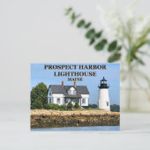 Phare de Prospect Harbor, Maine Carte postale (Debout devant)
