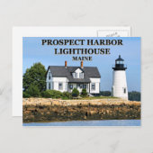Phare de Prospect Harbor, Maine Carte postale (Devant / Derrière)