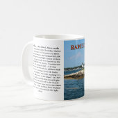 Phare de Ram Island, port de Boothbay Maine Mug (Devant gauche)