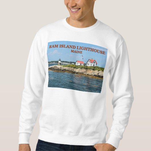 Phare de Ram Island, Sweatshirt du Maine (Devant)