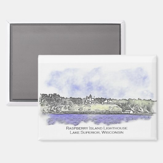 Phare de Raspberry Island 2024 Magnet (Recto/Verso)