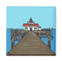 Phare de Roanoke Marshes - Magnet