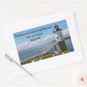 Phare de Robinson Point, Stickers Maine (Enveloppe)