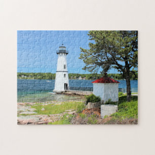 Phare de Rock Island, New York Jigsaw Puzzle