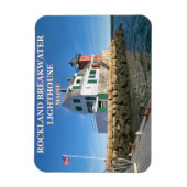 Phare de Rockland Breakwater, Maine Magnet photo (Vertical)