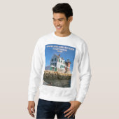 Phare de Rockland Breakwater, Maine Sweatshirt (Devant entier)