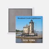 Phare de Rondout Creek, New York Magnet (Recto/Verso)