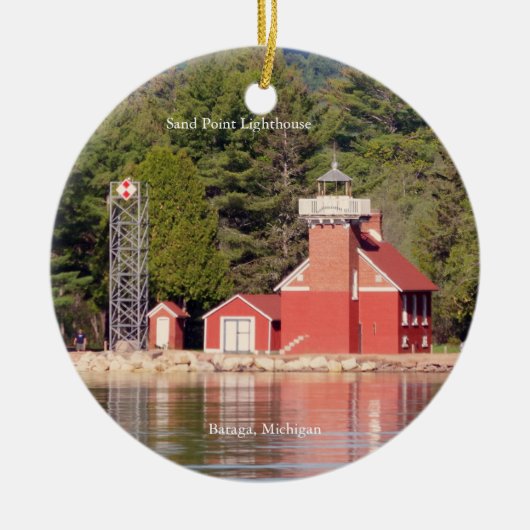 Phare de Sand Point Ornement Baraga (Devant)
