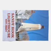 Phare de Sandy Hook, Serviette de thé du New Jerse (Horizontal)