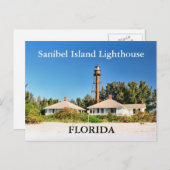 Phare de Sanibel Island, Floride Carte postale (Devant / Derrière)