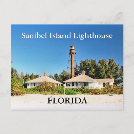 Phare de Sanibel Island, Floride Carte postale (Devant)