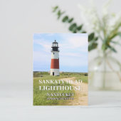Phare de Sankaty Head, Nantucket MA Carte postale (Debout devant)