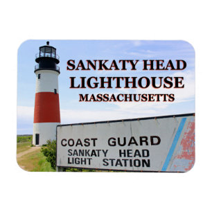 Phare de Sankaty Head, Nantucket MA Flex Magnet