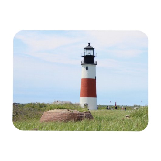 Phare de Sankaty Head, Nantucket MA Flex Magnet (Horizontal)