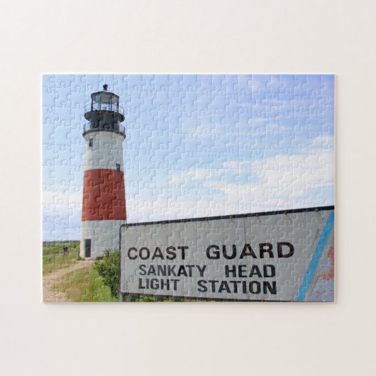 Phare de Sankaty Head Nantucket MA Jigsaw Puzzle (Horizontal)