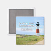Phare de Sankaty Head, Nantucket MA Magnet (Recto/Verso)