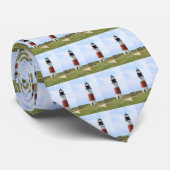 Phare de Sankaty Head, Nantucket MA Mens Cravate (Roulé)