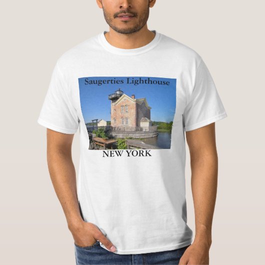 Phare de Saugerties, New York T-Shirt (Devant)