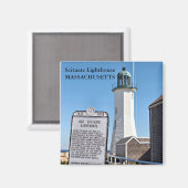Phare De Scituate, Magnet Du Massachusetts (Recto/Verso)