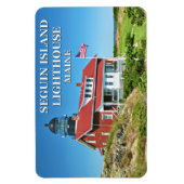 Phare de Seguin Island, Maine Flexi Magnet (Vertical)