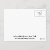 Phare de Selkirk, New York Carte postale (Dos)