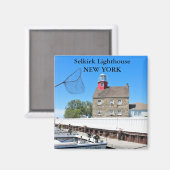 Phare de Selkirk, New York Magnet (Recto/Verso)