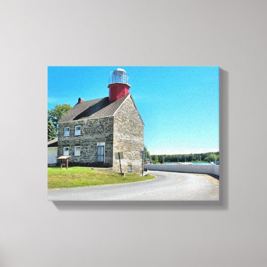 Phare de Selkirk, New York toile enrobée (Recto)