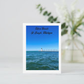 Phare de Silver Beach St. Joseph, MI Carte postale (Debout devant)