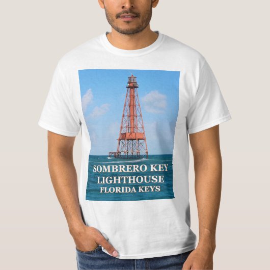 Phare de Sombrero Key, Chemise T-Shirt Florida Key (Devant)