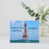 Phare de Sombrero Key, Floride Carte postale (Debout devant)