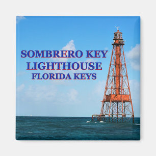 Phare de Sombrero Key, Floride Keys Magnet