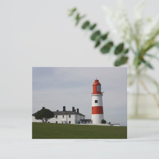 Phare de Souter, carte postale de l'Angleterre (Debout devant)