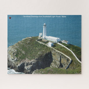 Phare de Southstack au Pays de Galles Puzzle