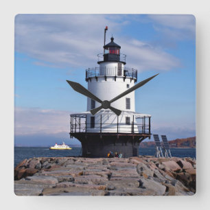 Phare de Spring Point Ledge, horloge du Maine