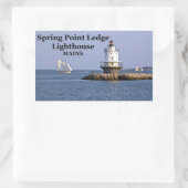 Phare de Spring Point Ledge, Stickers Maine (Sac)