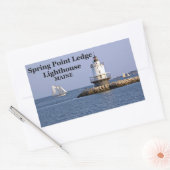 Phare de Spring Point Ledge, Stickers Maine (Enveloppe)