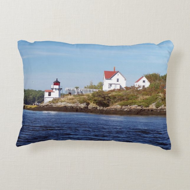 Phare de Squirrel Point Coussin d'accentuation du  (Dos)