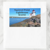 Phare de Squirrel Point, Stickers Maine (Sac)