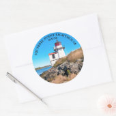 Phare de Squirrel Point, Stickers ronds du Maine (Enveloppe)