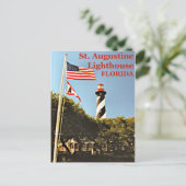 Phare de St. Augustine, Floride Carte postale (Debout devant)