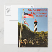 Phare de St. Augustine, Floride Carte postale (Devant / Derrière)