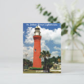 Phare de St. Johns River, Floride Carte postale (Debout devant)