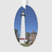 Phare de St Simons Island à Noël (devant)