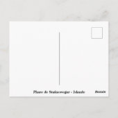 Phare de Stafnesvegur Islande Briefkaart (Achterkant)