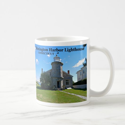 Phare de Stonington Harbour, Connecticut Mug (Droite)